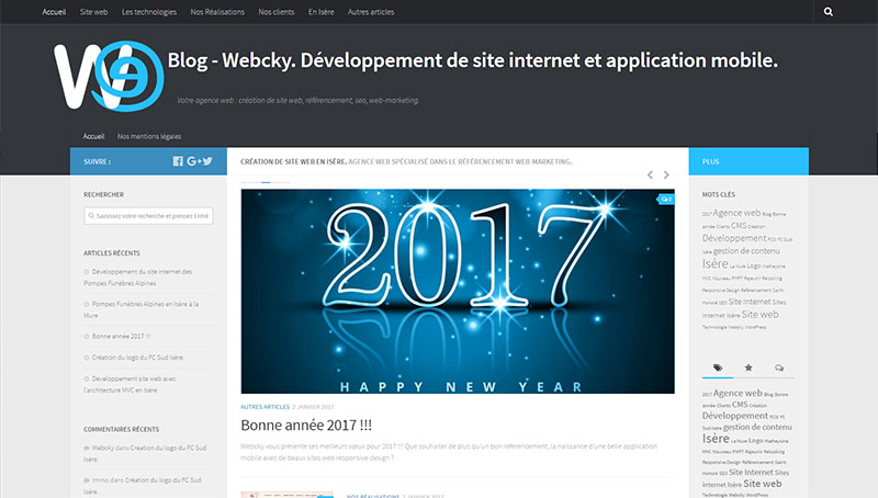Blog de Webcky.fr Création de site web en Isère.